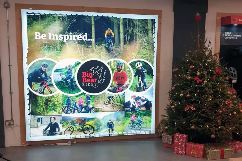 Big Bear Bikes - Lightbox advert Big Bear Bikes - Lightbox advert