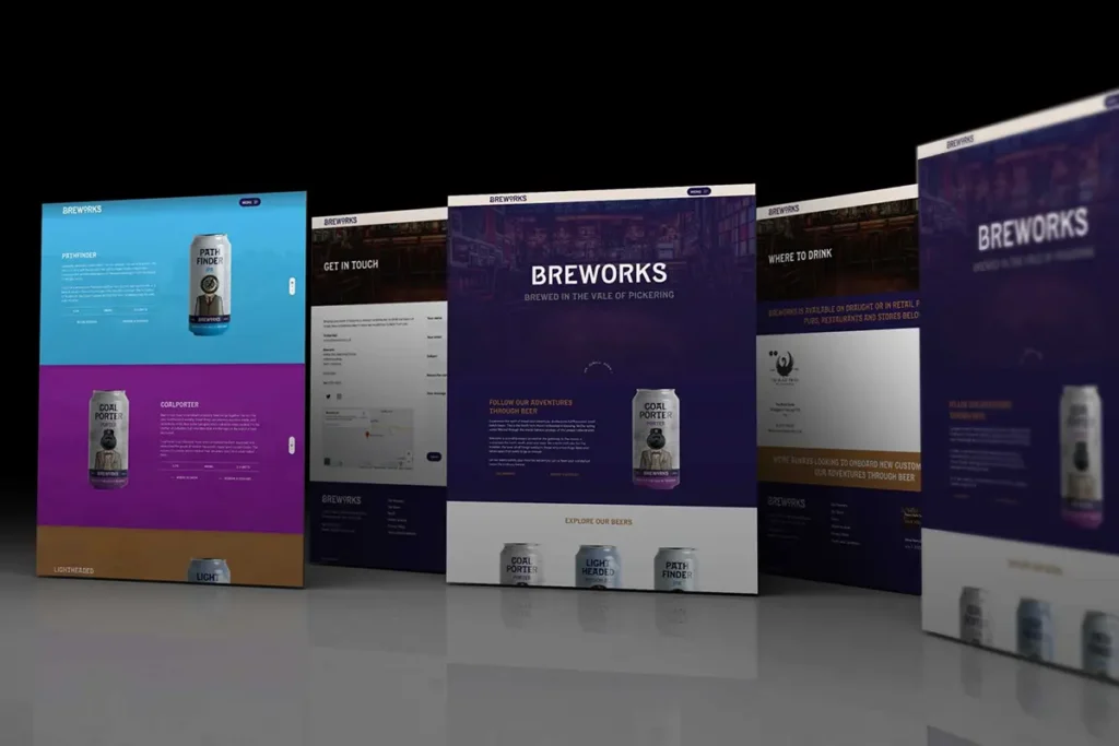Breworks - Website design Breworks - Website design